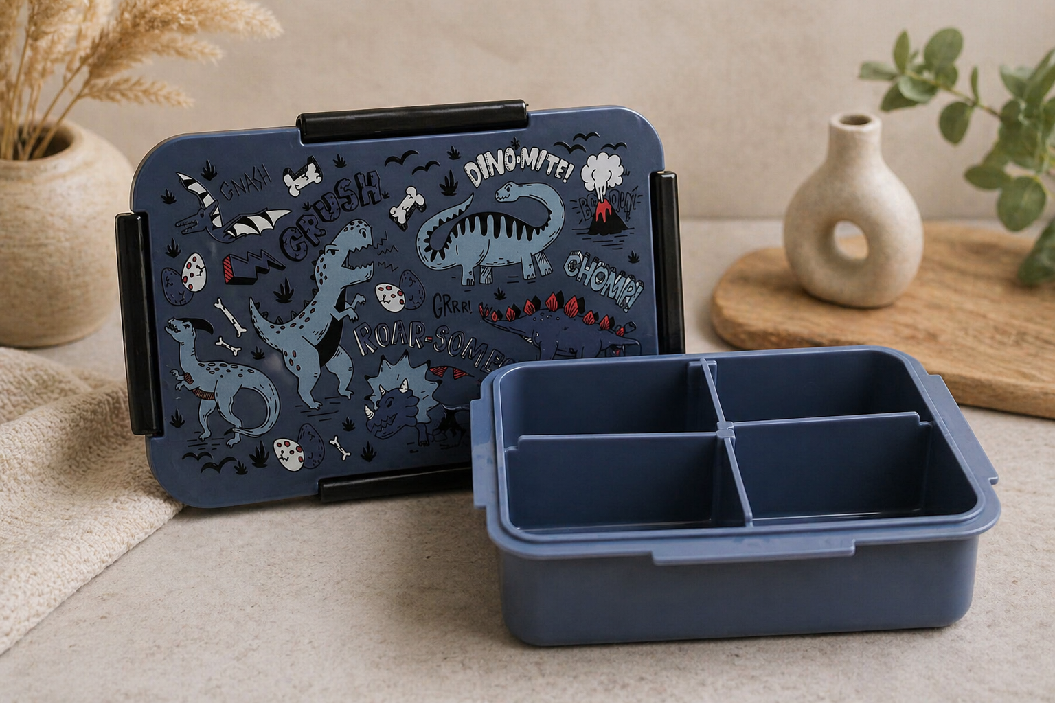 Roar Dinosaur Bento Lunch Box for Kids