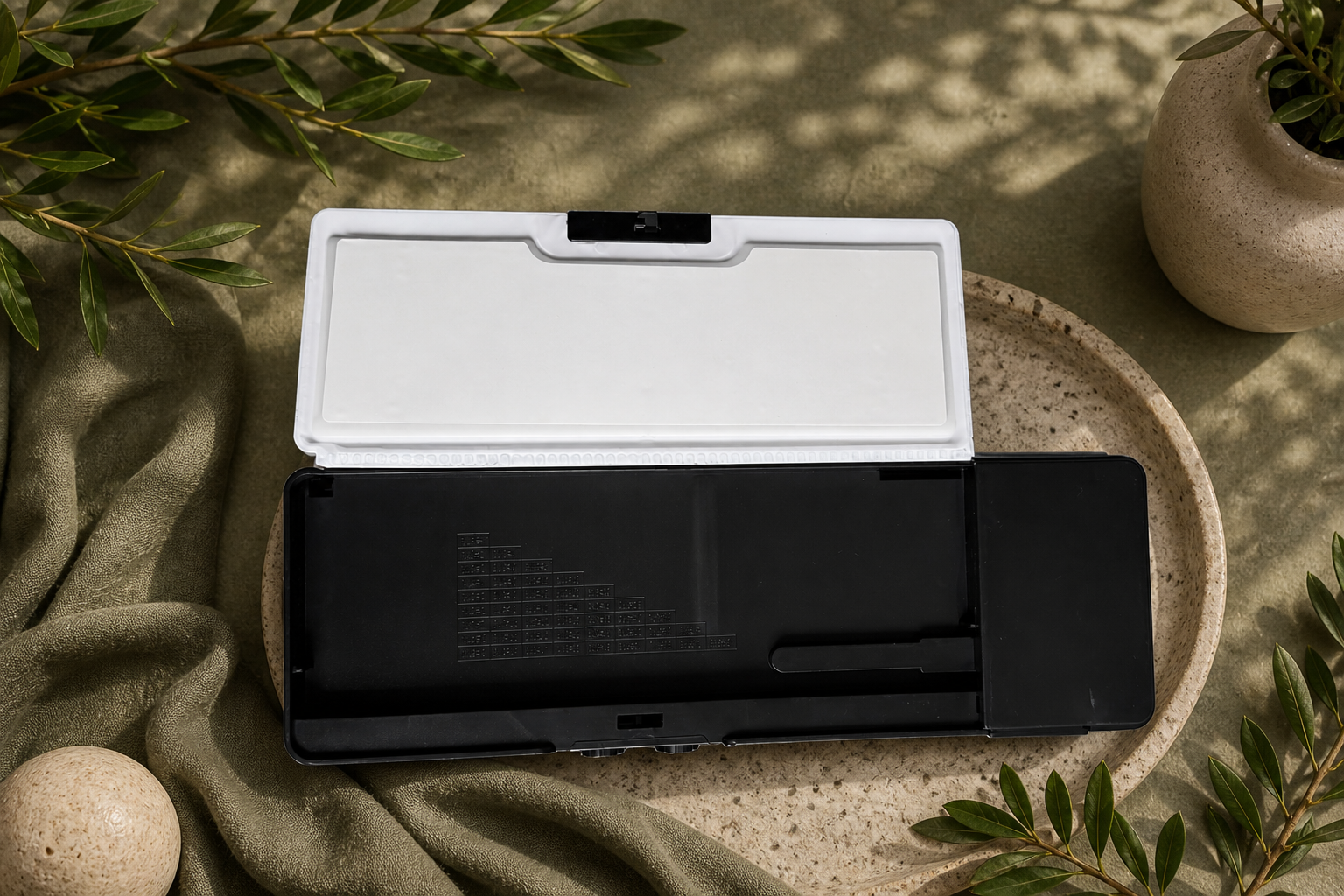 Multi-Function Pencil Box Organizer for Kids - Black